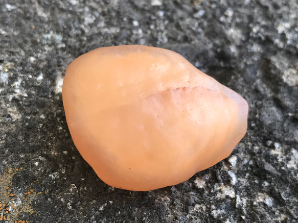 ゴビ石−1250 ゴビ瑪瑙　原石　オレンジ色 11枚目の画像