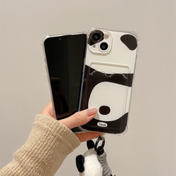 iPhone スマホケース　可愛いパンダ　プレゼント TPU 5枚目の画像