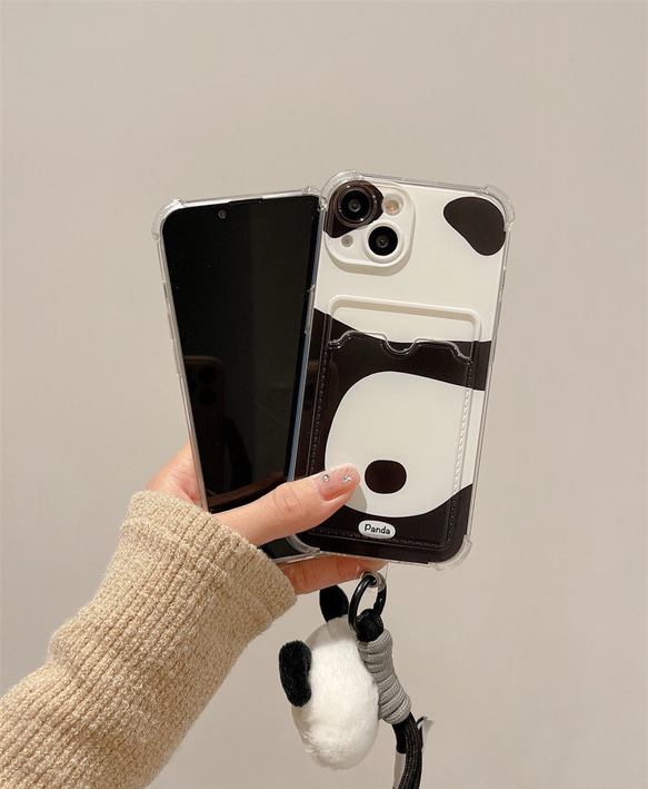 iPhone スマホケース　可愛いパンダ　プレゼント TPU 5枚目の画像