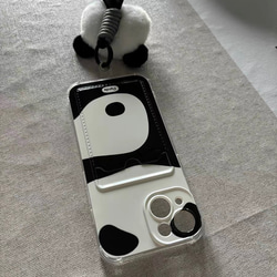 iPhone スマホケース　可愛いパンダ　プレゼント TPU 4枚目の画像