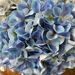 紫陽花のブルーグラデーションブーケ 12枚目の画像