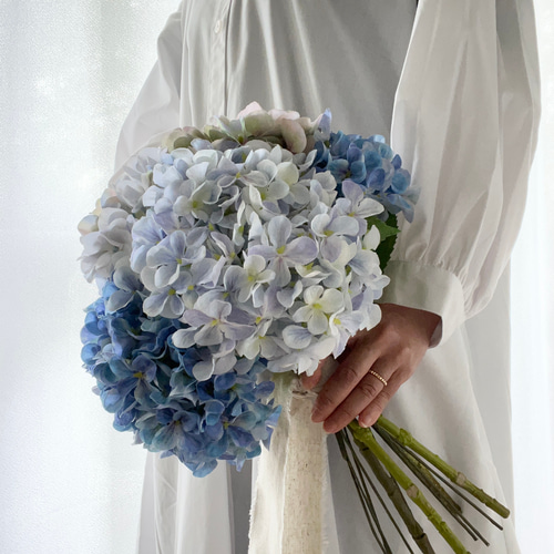 SALE】ブートニア付き紫陽花ブーケ ブーケ violaflower 通販 SALE】ブートニア付き紫陽花ブーケ ブーケ violaflower 通販