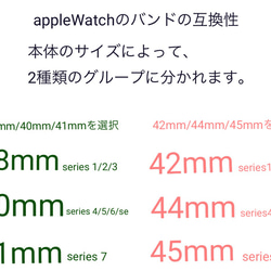 藍染　クロコダイル　appleWatch バンド 6枚目の画像