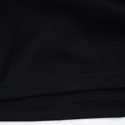 《2024春夏》受注生産　コットン天竺メンズライクビッグシルエットTシャツ　ブラック 8枚目の画像