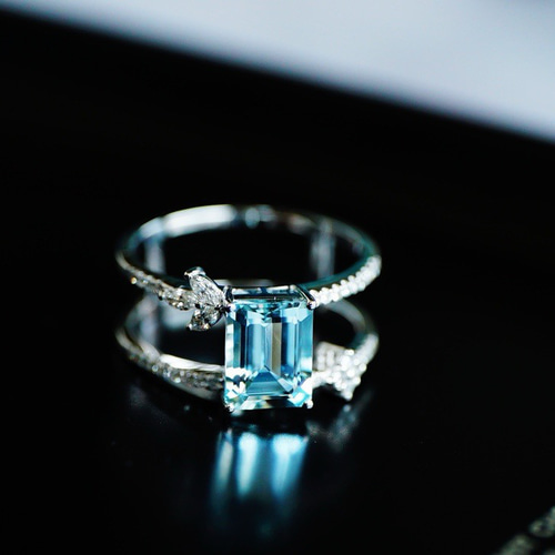 k18WG ITARY アクアマリン k18WG ITARY アクアマリン