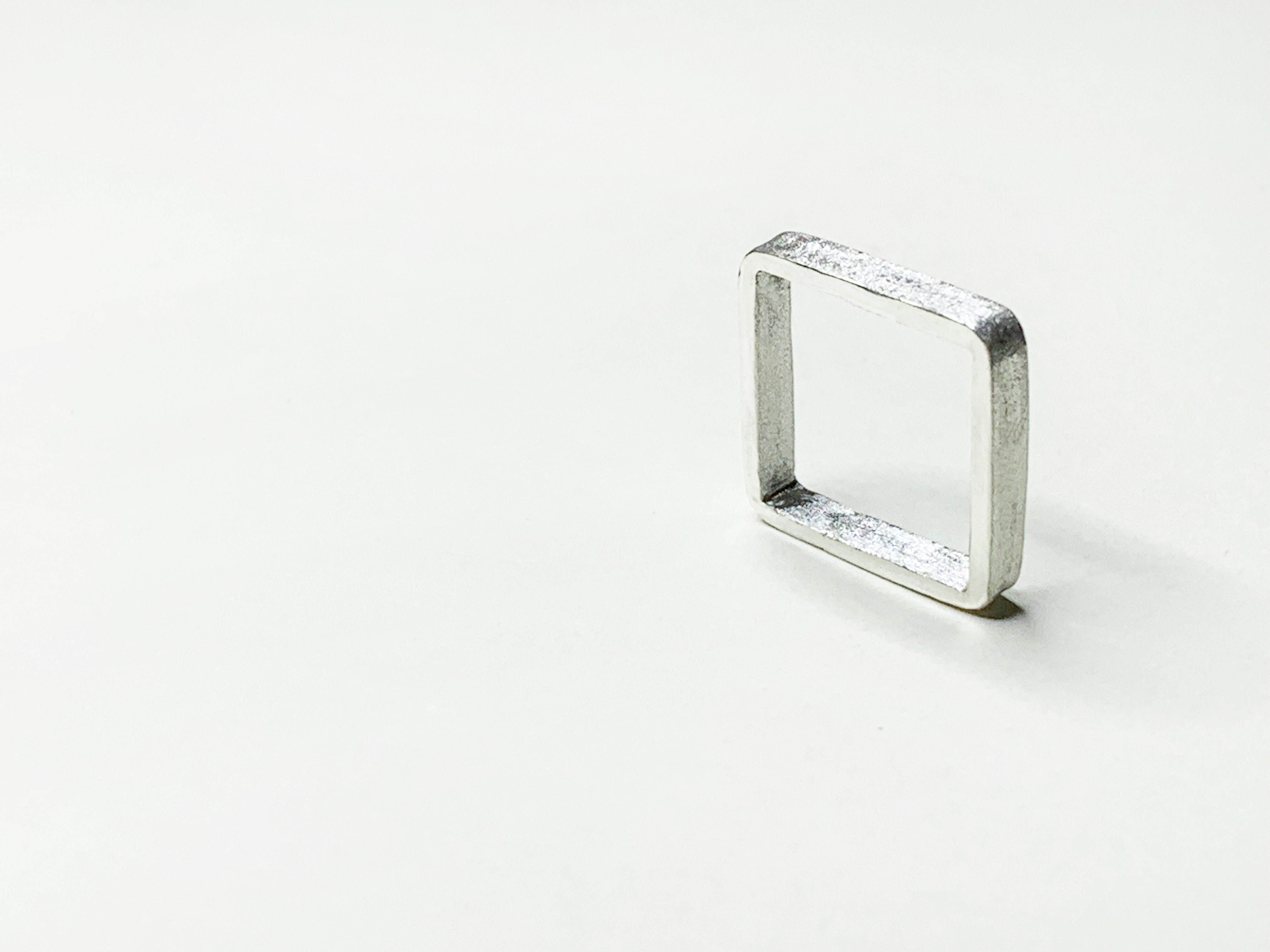 Square Two Faces Flat リング/ 受注制作 6,864円