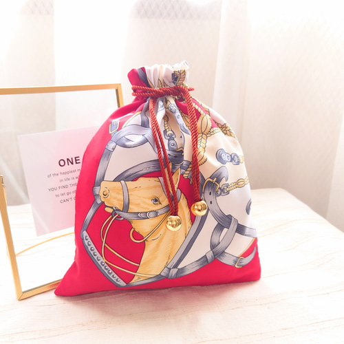 ☕ヴィンテージ 80’S Boat House 巾着袋 ヴィンテージ 80'S Boat House 巾着袋