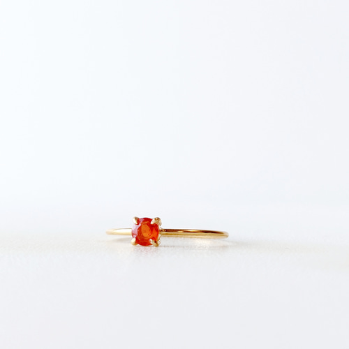 ファイヤーオパール リング オパールリング 天然石 リング 天然石 指輪