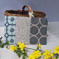 ミナペルホネン/ローズ＆アネモネ【rosy＆anemone】シルバーグレー