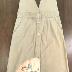江戸時代から続く伝統技法で描いた１点物のロングスカート 8枚目の画像