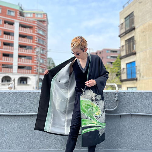黒留銀河 黒留袖カシクール 着物リメイク 黒留袖リメイク