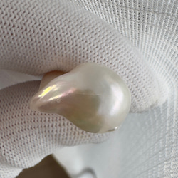 【ethical pearl series】バロックパール　バロックパールピアス　バロックパール　パールイヤリング　 8枚目の画像