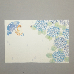 紫陽花咲く季節のポストカード 3枚目の画像
