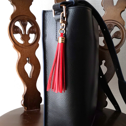 ☆本革 大人可愛いレザータッセル 栃木レザー使用 別売りスマイル