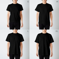 【メンズLサイズ】 オクトの肖像画No.1 Tシャツ 黒 2枚目の画像