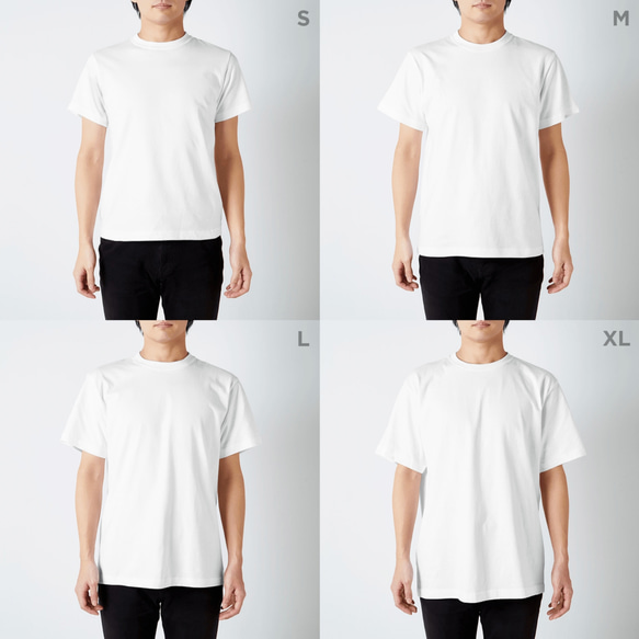 【メンズLサイズ】 オクトの肖像画No.1 Tシャツ 白 2枚目の画像