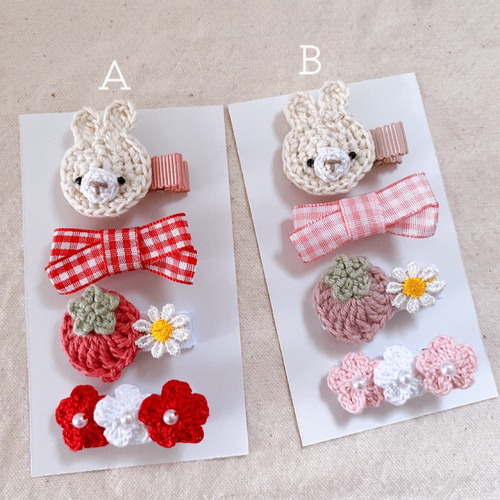 楽天市場】【 ベビー ヘアクリップ 】ニットフラワー 3.5cm 滑り