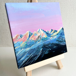 キャンバスアート、mountain scenery ,山の景色の絵、山の絵、山アート、山のキャンバスアート 2枚目の画像