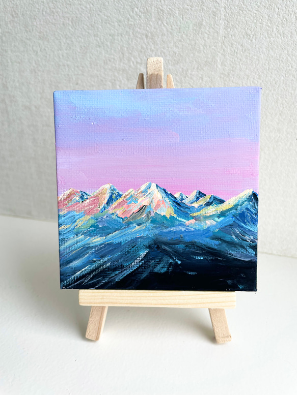 キャンバスアート、mountain scenery ,山の景色の絵、山の絵、山アート、山のキャンバスアート 1枚目の画像