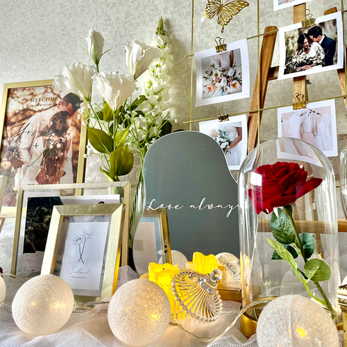 数量限定【ウエディングミラー付き】春夏婚 ウェルカムスペース 数量限定【ウエディングミラー付き】春夏婚 ウェルカムスペース