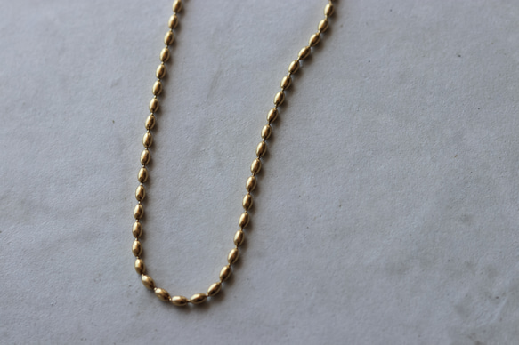 oval chain necklace（アレルギー対応） 6枚目の画像