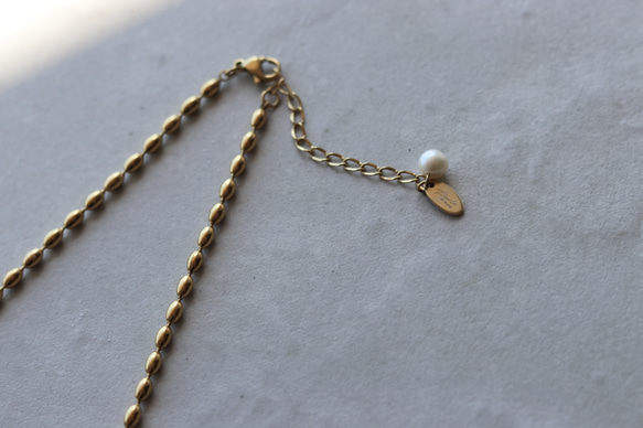 oval chain necklace（アレルギー対応） 7枚目の画像