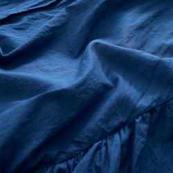 2wayフリル羽織/ブルー/三河織物 12枚目の画像