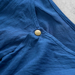 2wayフリル羽織/ブルー/三河織物 13枚目の画像