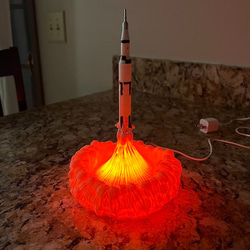 ロケットライト C スペースシャトル USB LED コードレス 宇宙 オブジェ インテリア at-0179 7枚目の画像