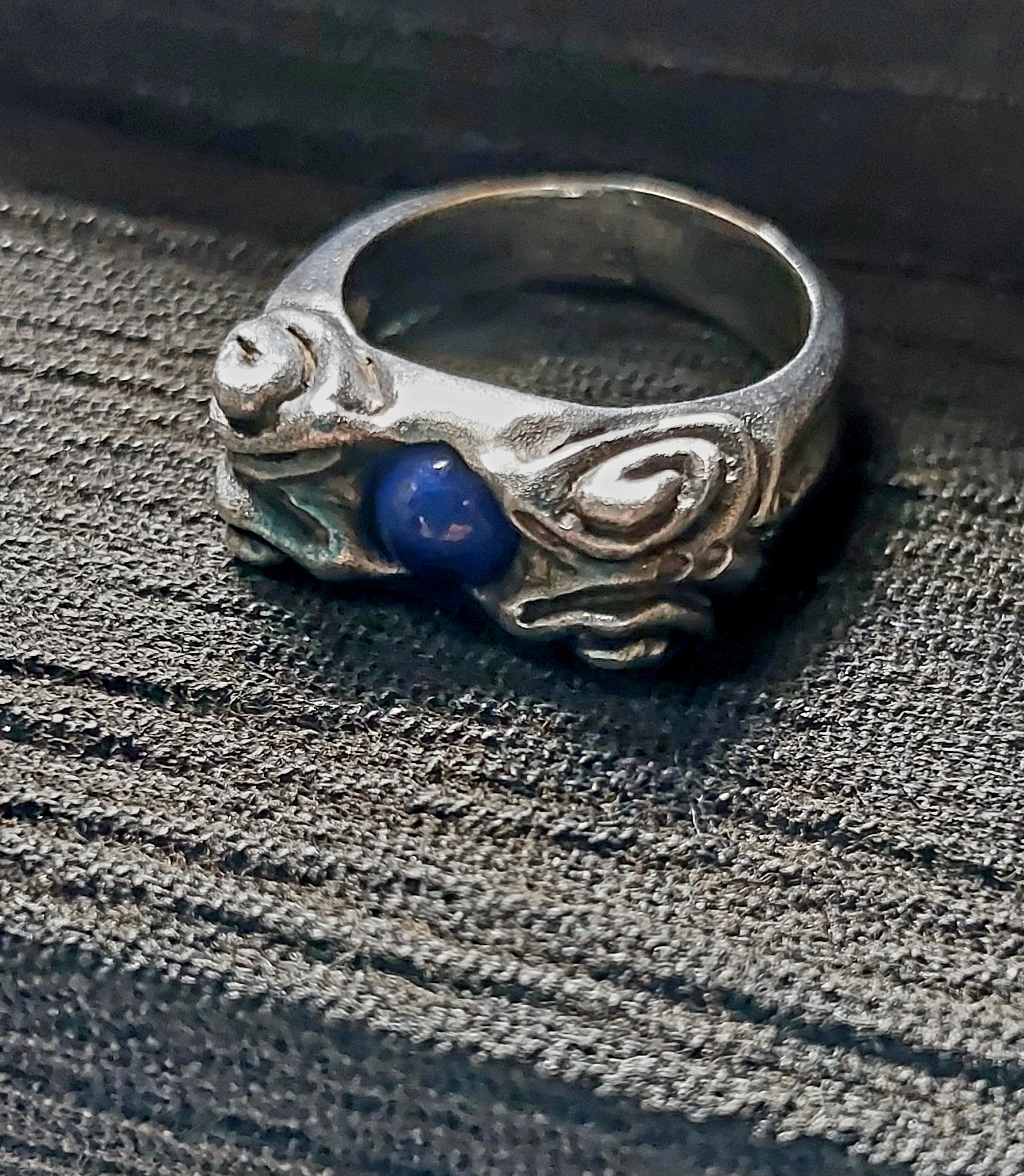 ラピスラズリシルバーリング8.5号
