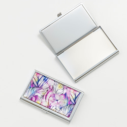 天然貝 名刺カードケース（恋の歌）シェル・螺鈿アート｜ギフト・プレゼントにおすすめ 4枚目の画像