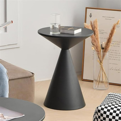 サイドテーブル 高さ55cm ブラック ソファ コーナー テーブル シンプル モダン 黒 a-0182 1枚目の画像
