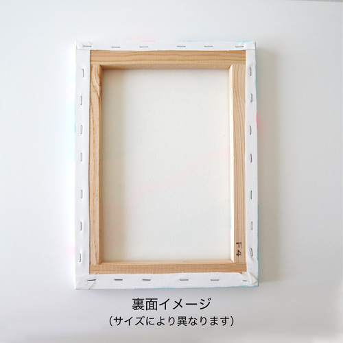 原画M】レトロフラワー｜インテリア モダンアート 花 北欧 春色