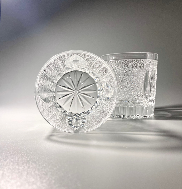 切子 の ロックグラス クリスタルガラス 4枚目の画像