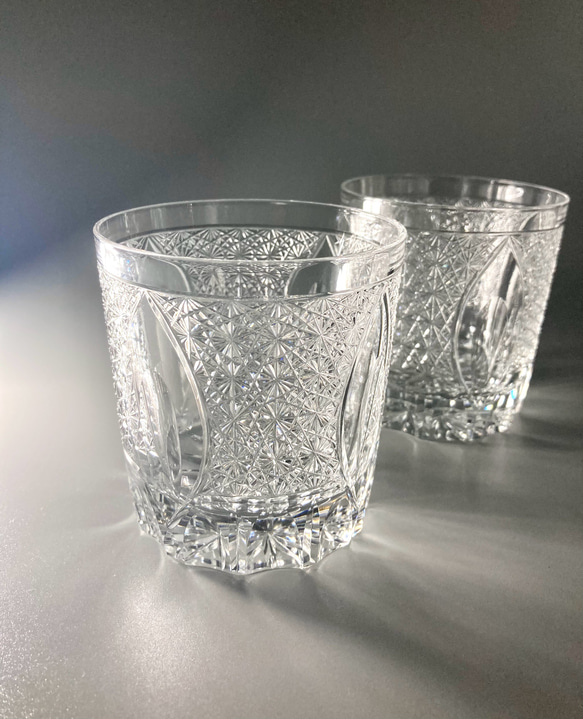 切子 の ロックグラス クリスタルガラス 5枚目の画像