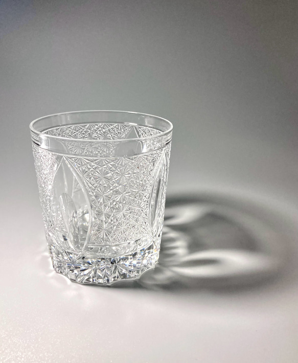 切子 の ロックグラス クリスタルガラス 1枚目の画像