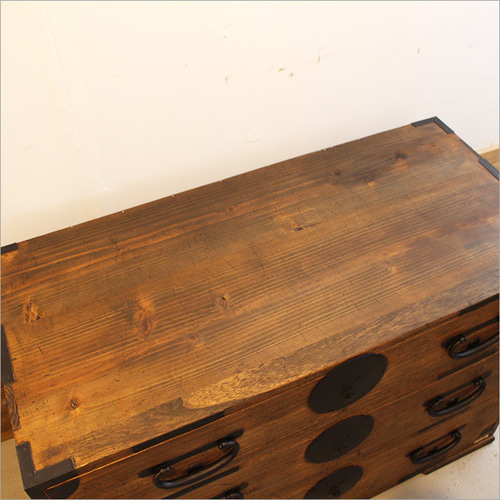 ローチェスト アンティーク おしゃれ 和箪笥 無垢材 古材 和モダン