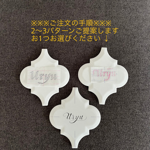 ネームプレート制作(ブローチ、ペンラ用制作可能)/2コ以上ご購入―100