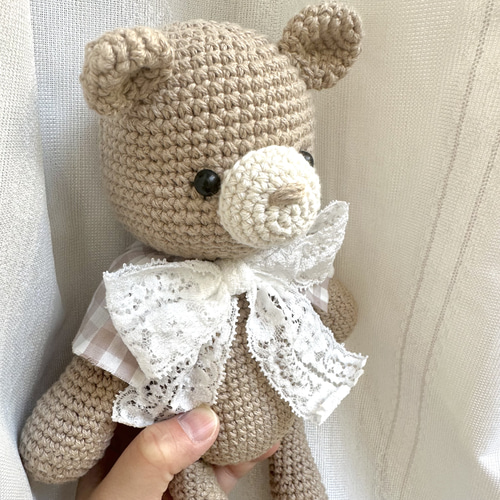 くま あみぐるみ シリーズ ファーストトイ 手作り おもちゃ 誕生
