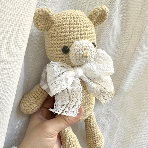 くま あみぐるみ シリーズ ファーストトイ 手作り おもちゃ 誕生日