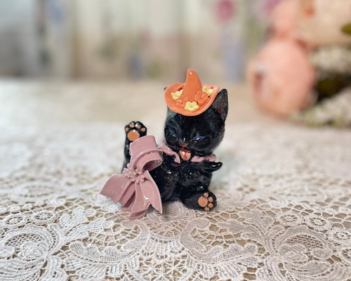 ブス姫、猫、ハロウィン、おばけ、ハロウィン人形、創作人形、ハロウィン置き物 ブス姫、猫、ハロウィン、おばけ、ハロウィン人形、創作人形