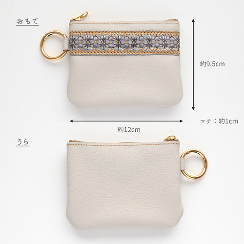 ＊お纏めリクエスト＊SSライトブルーWデニム刺繍のショルダーバッグ♡コインケース お纏めリクエスト＊SSライトブルーWデニム刺繍のショルダー