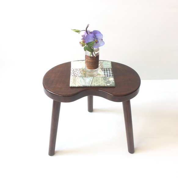 アンティーク仕上げのキドニースツール No.2404 椅子（チェアー