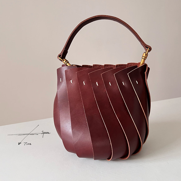 バケツバッグ 鞄 2way レザー ハンドバッグ 全6色 エレガント