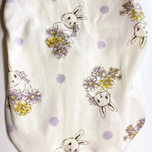 犬服 S わんこの普段着　花うさぎ 犬服 S わんこの普段着花うさぎ