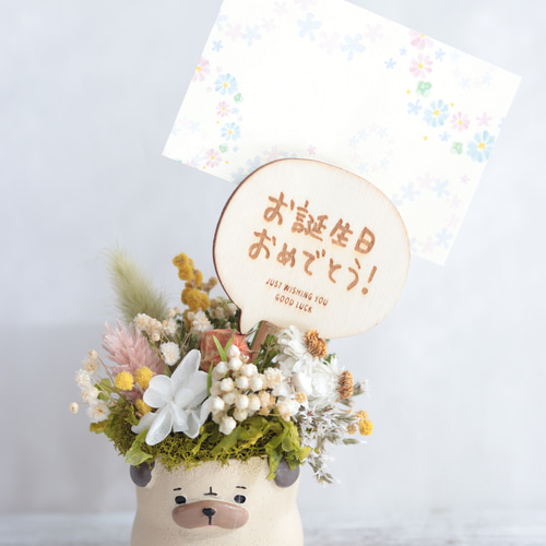 受注製作】シマエナガさんと母の日のお散歩“ピンク
