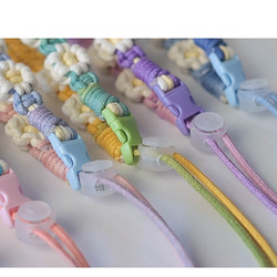 7色 デイジーの花手編みコーヒーカップベルト☆携帯用コップのコップカバ☆ミルクティーとアイスクリーム 9枚目の画像