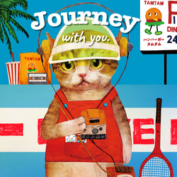 「Journey with you 80s」/オリジナルポスター/選べるサイズ☆ 2枚目の画像