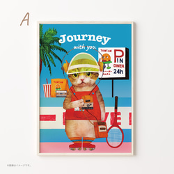 「Journey with you 80s」/オリジナルポスター/選べるサイズ☆ 3枚目の画像