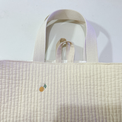 お名前刺繍】ミニサイズヌビレッスンバッグ レッスンバッグ A li'i